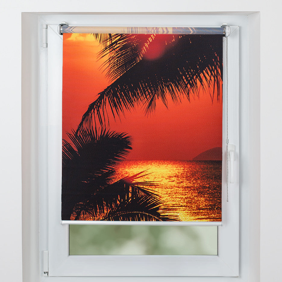 Stoffmuster Klemmfix Rollo