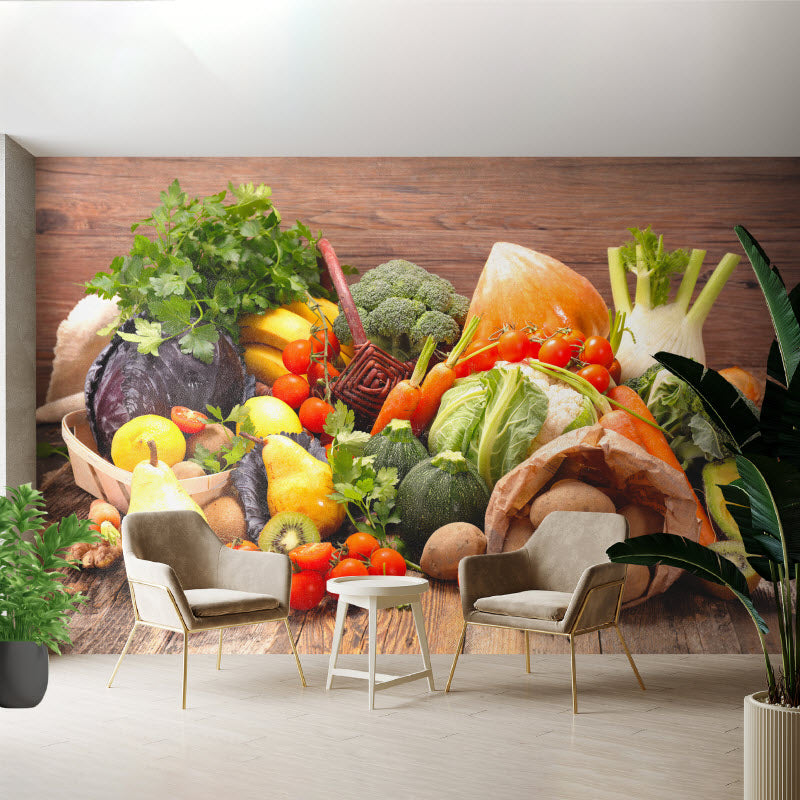 Tapete mit Motiv: Obst und Gemüse