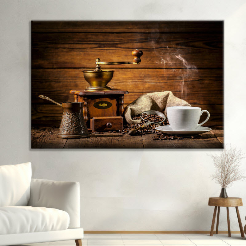 Leinwand mit Motiv: Kaffeemühle
