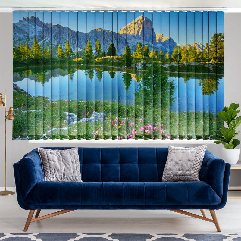 Lamellenvorhang mit Motiv: Dolomiten