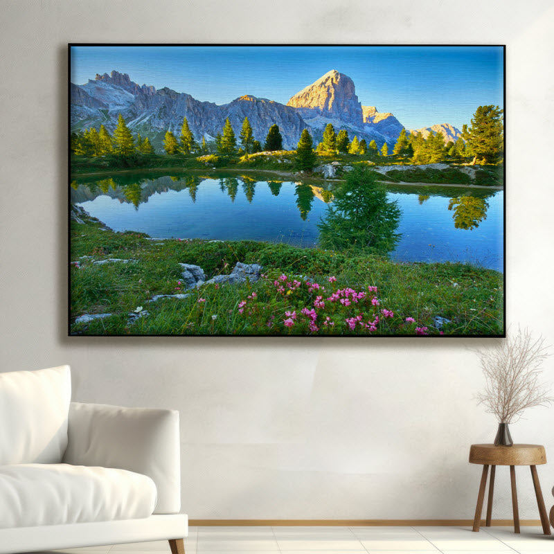 Textilspannrahmen mit Motiv: Dolomiten