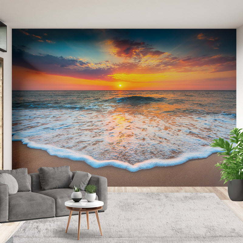 Tapete mit Motiv: Meeresrauschen Sonnenuntergang