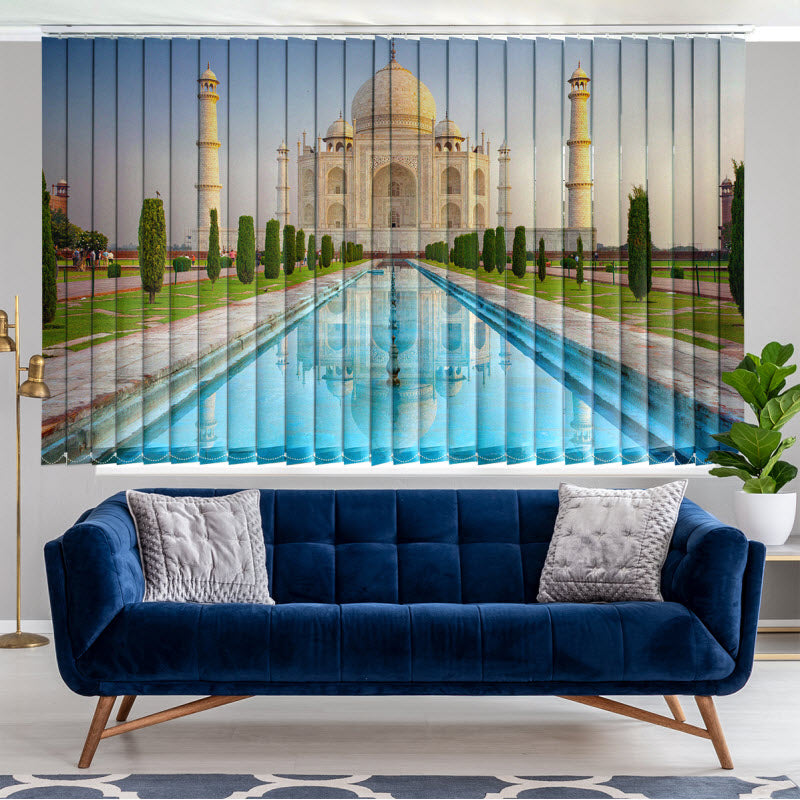 Lamellenvorhang mit Motiv: Taj Mahal