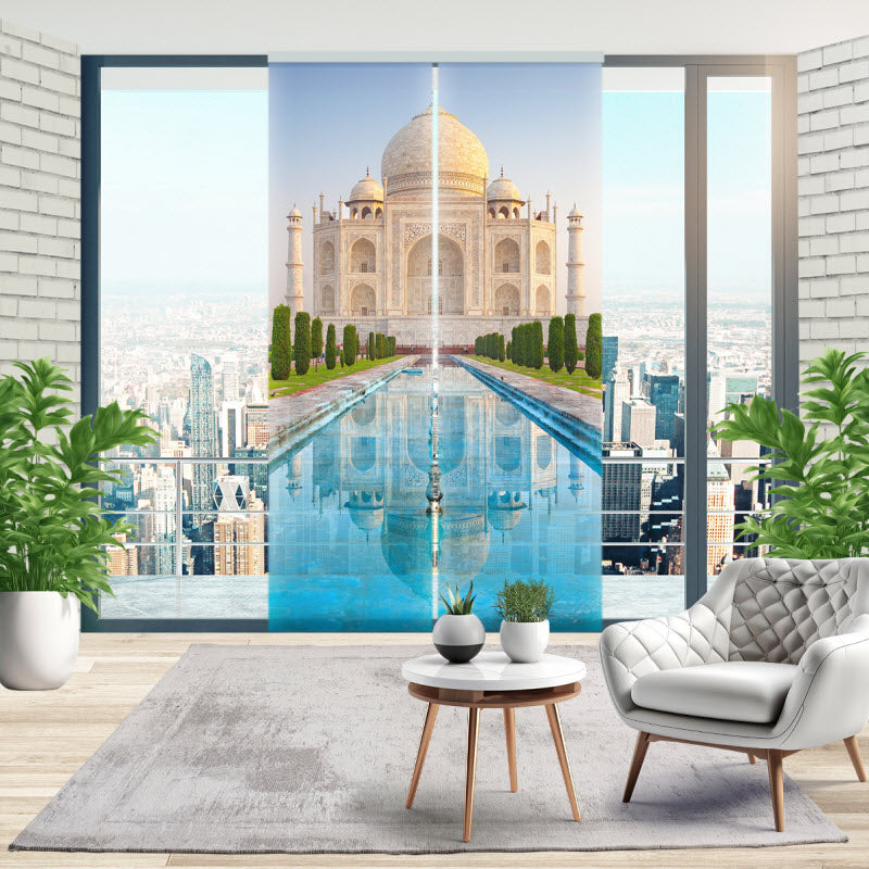 Schiebegardine mit Motiv: Taj Mahal