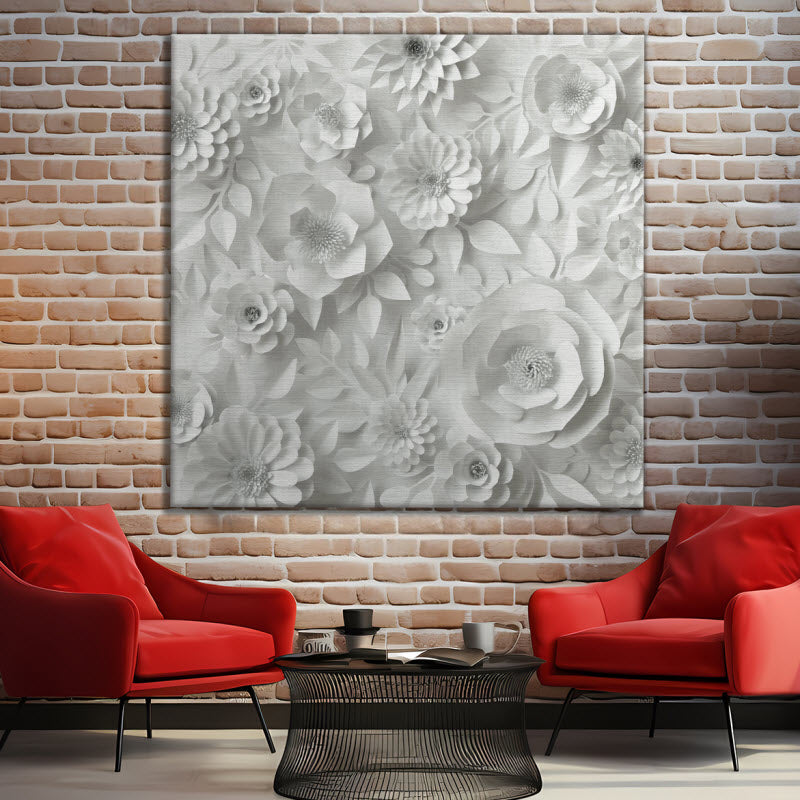 Leinwand mit Motiv: 3D Rosen