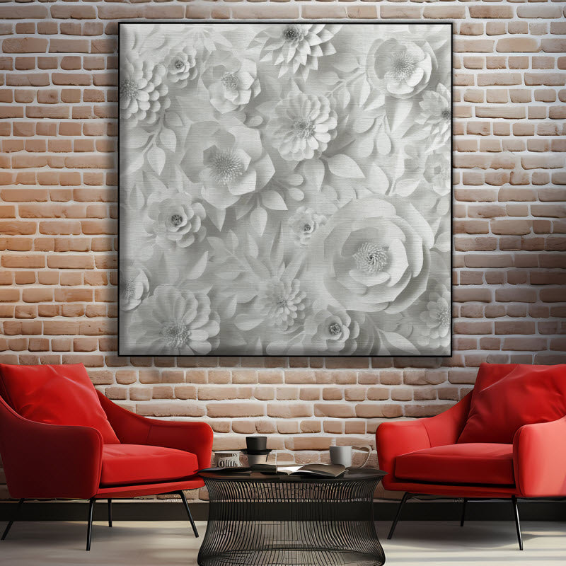 Textilspannrahmen mit Motiv: 3D Rosen