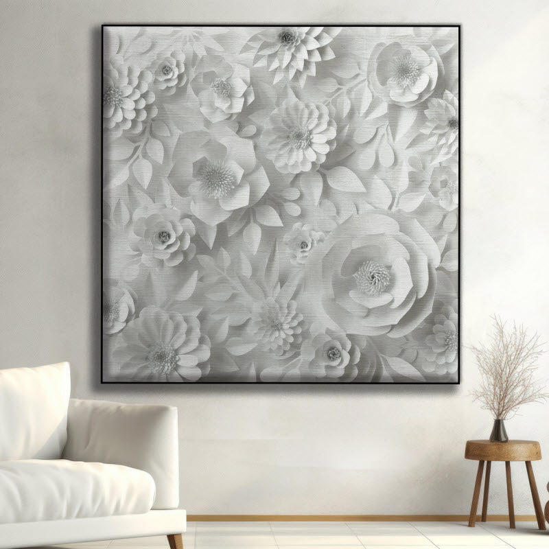 Textilspannrahmen mit Motiv: 3D Rosen