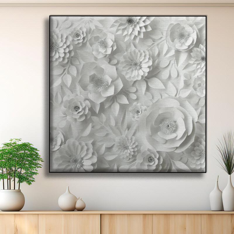 Textilspannrahmen mit Motiv: 3D Rosen