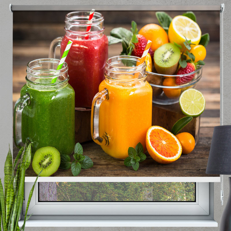 Rollo mit Motiv: Obstsmoothies