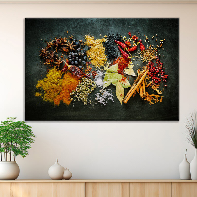 Leinwand mit Motiv: Aromatisch Scharfe Gewürze
