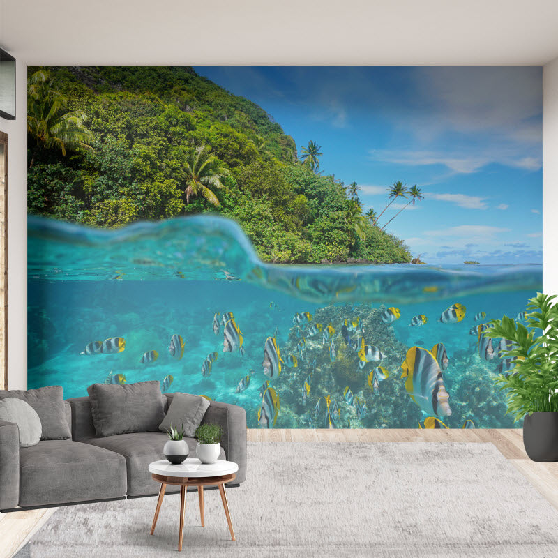 Tapete mit Motiv: Huahine Unterwasser