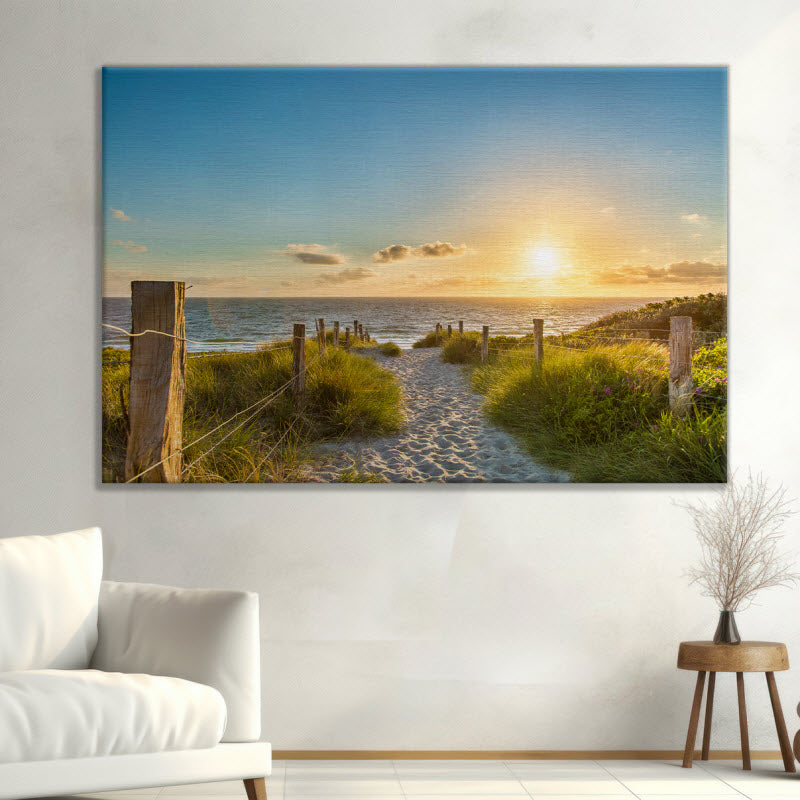 Leinwand mit Motiv: Der Weg zum Meer