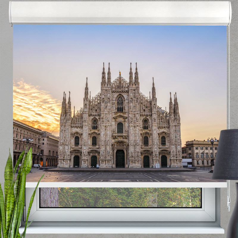 Kassettenrollo mit Motiv: Milano