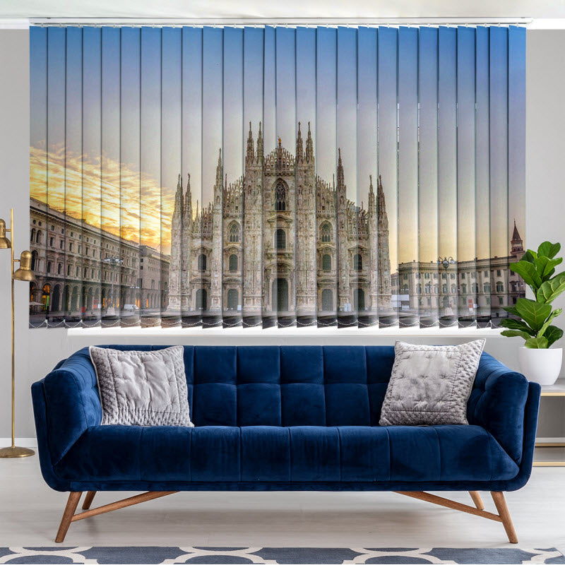 Lamellenvorhang mit Motiv: Milano
