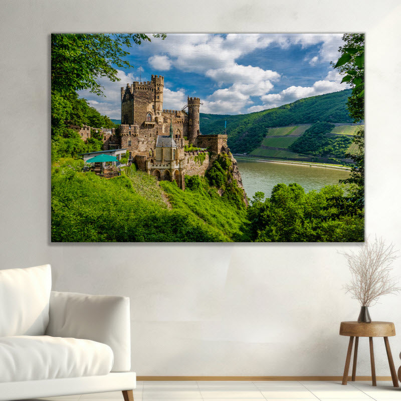 Leinwand mit Motiv: Burg Rheinstein