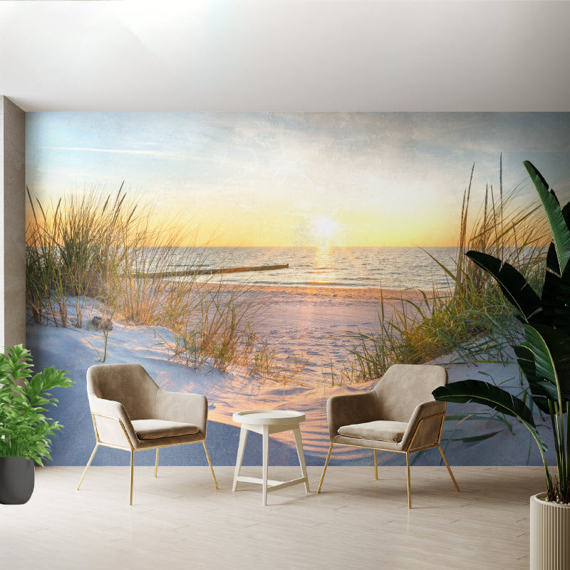 Tapete mit Motiv: Sonnenuntergang an der Ostsee