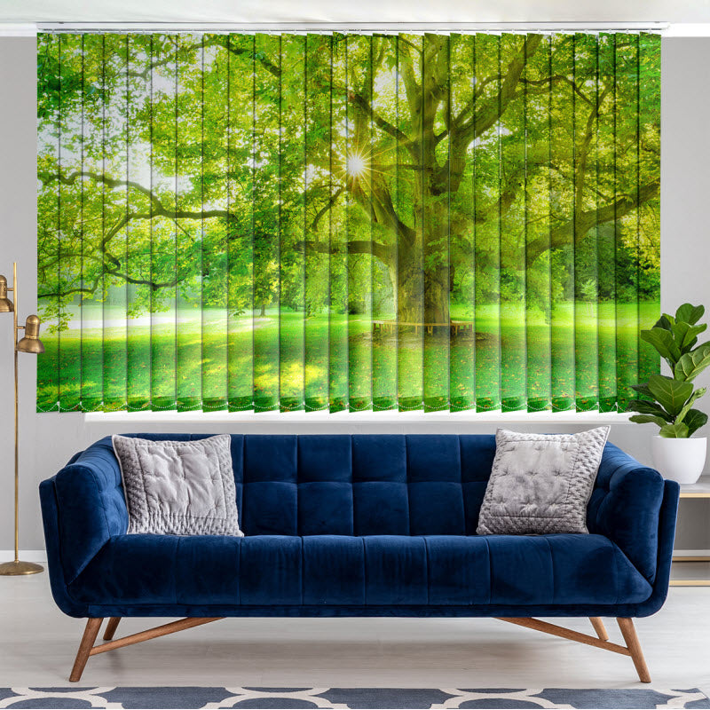 Lamellenvorhang mit Motiv: Platanenbaum