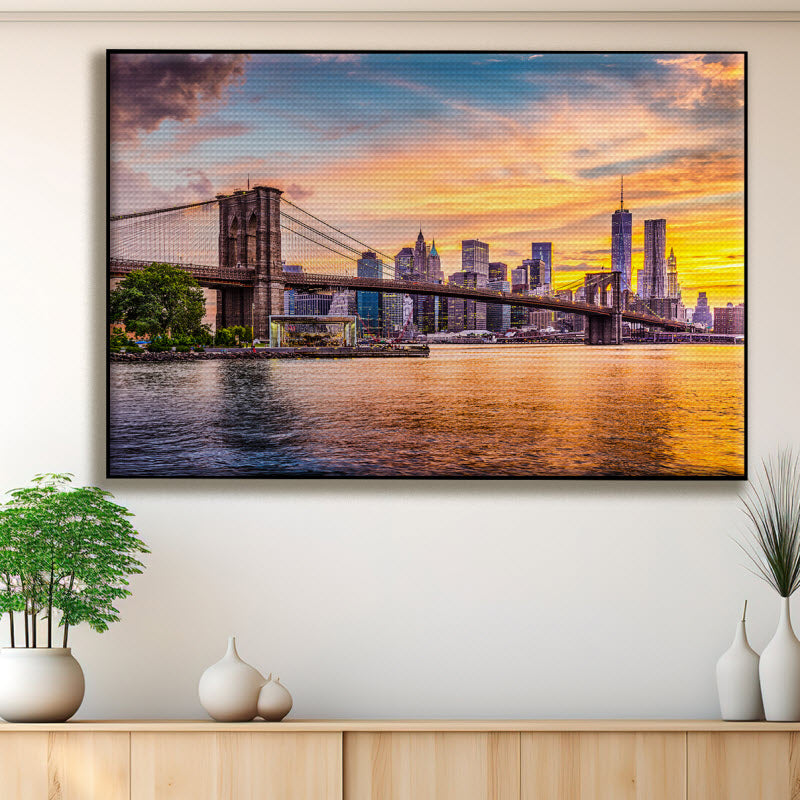 Akustikstoff mit Motiv: New York City