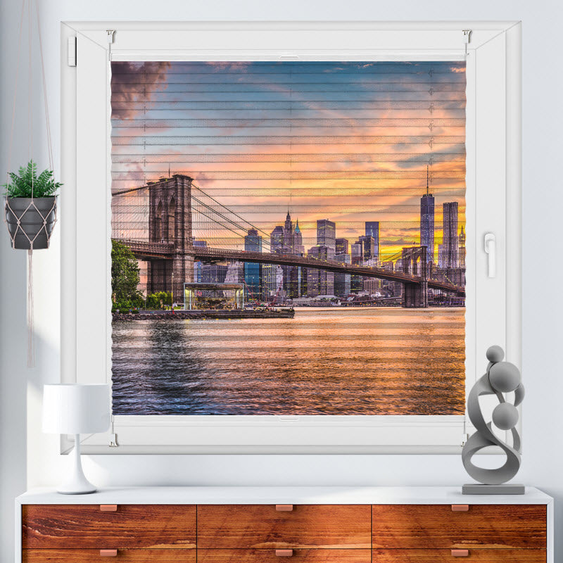 Plissee mit Motiv: New York City