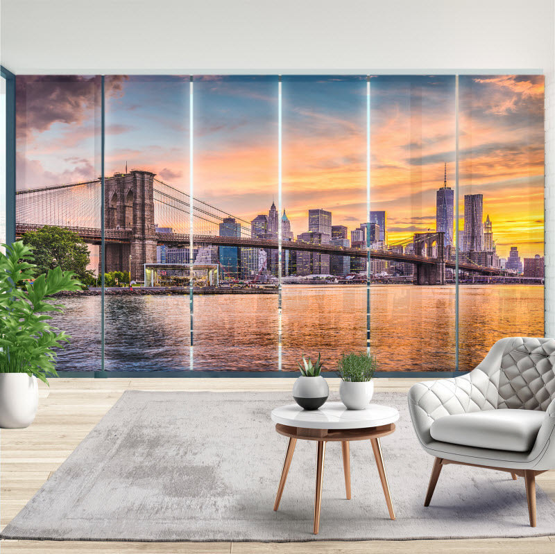 Schiebegardine mit Motiv: New York City