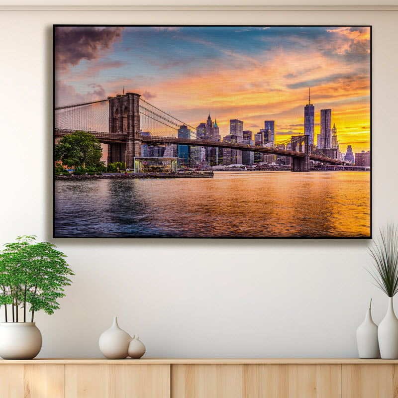 Textilspannrahmen mit Motiv: New York City