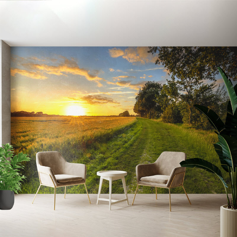 Tapete mit Motiv: Weizenfeld