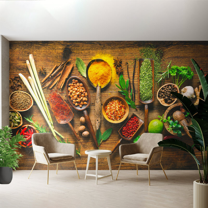 Tapete mit Motiv: Gewürze und Kräuter