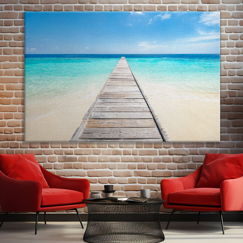 Leinwand mit Motiv: Insel in den Tropen