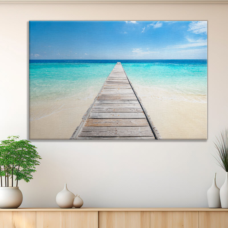 Leinwand mit Motiv: Insel in den Tropen