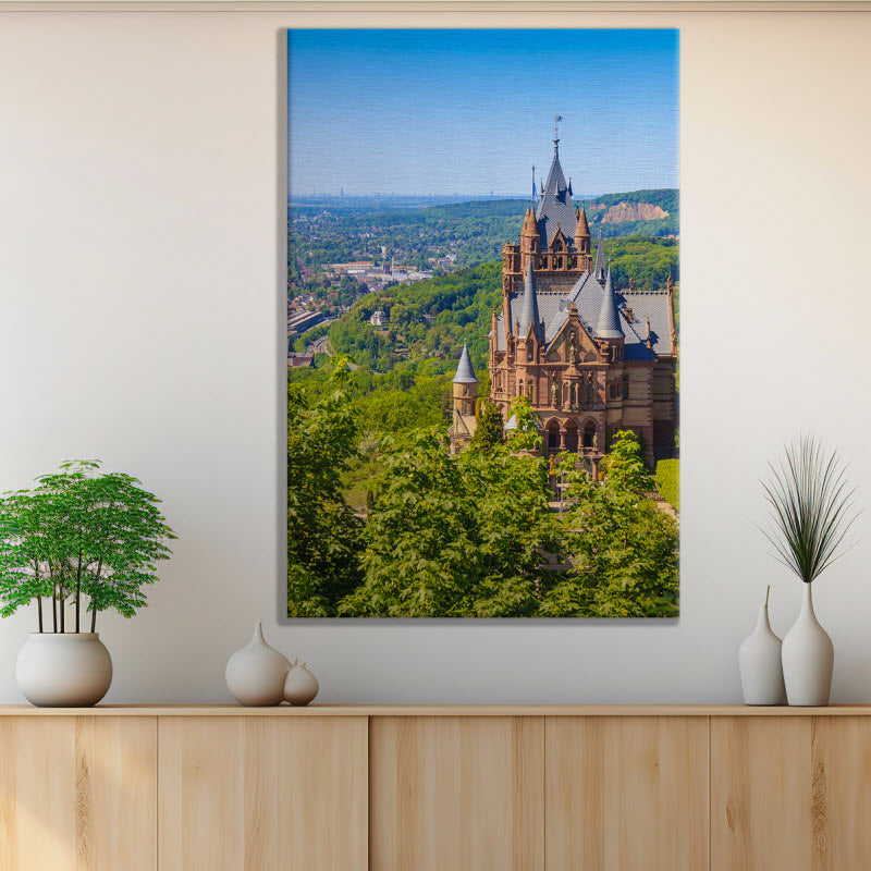 Leinwand mit Motiv: Schloss Drachenburg