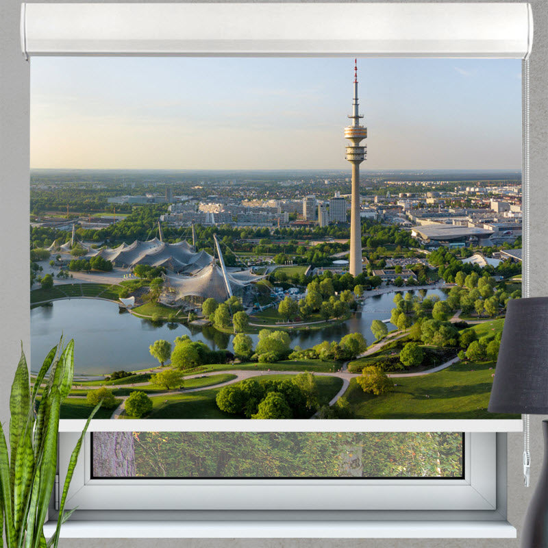 Kassettenrollo mit Motiv: Olympiapark