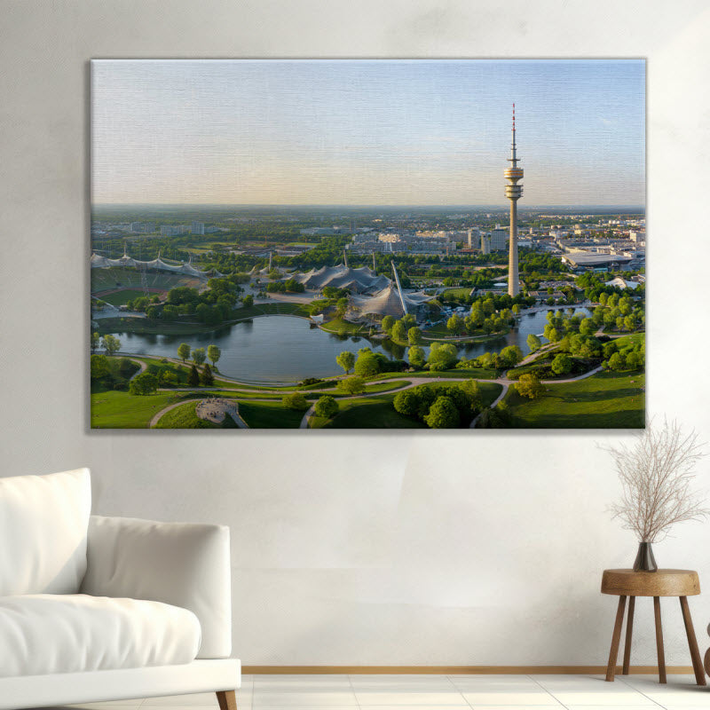 Leinwand mit Motiv: Olympiapark