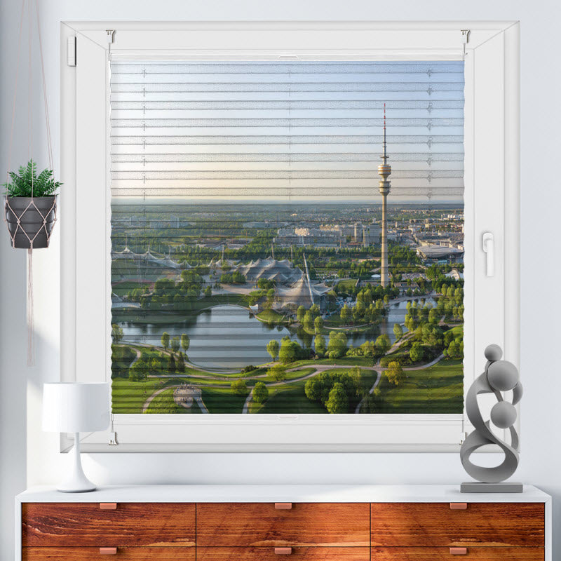 Plissee mit Motiv: Olympiapark