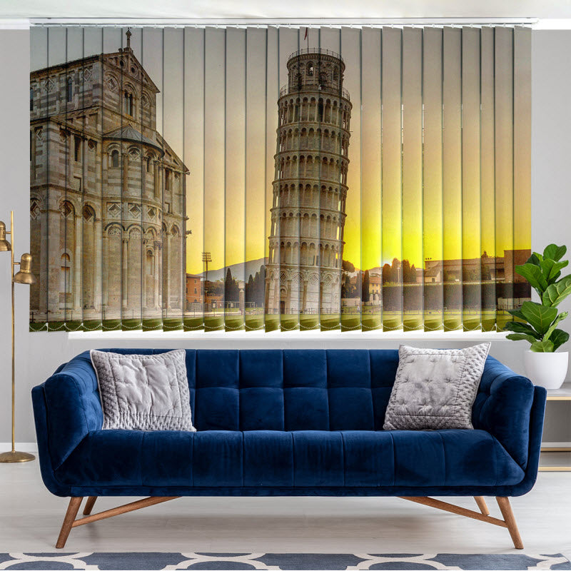 Lamellenvorhang mit Motiv: Pisa