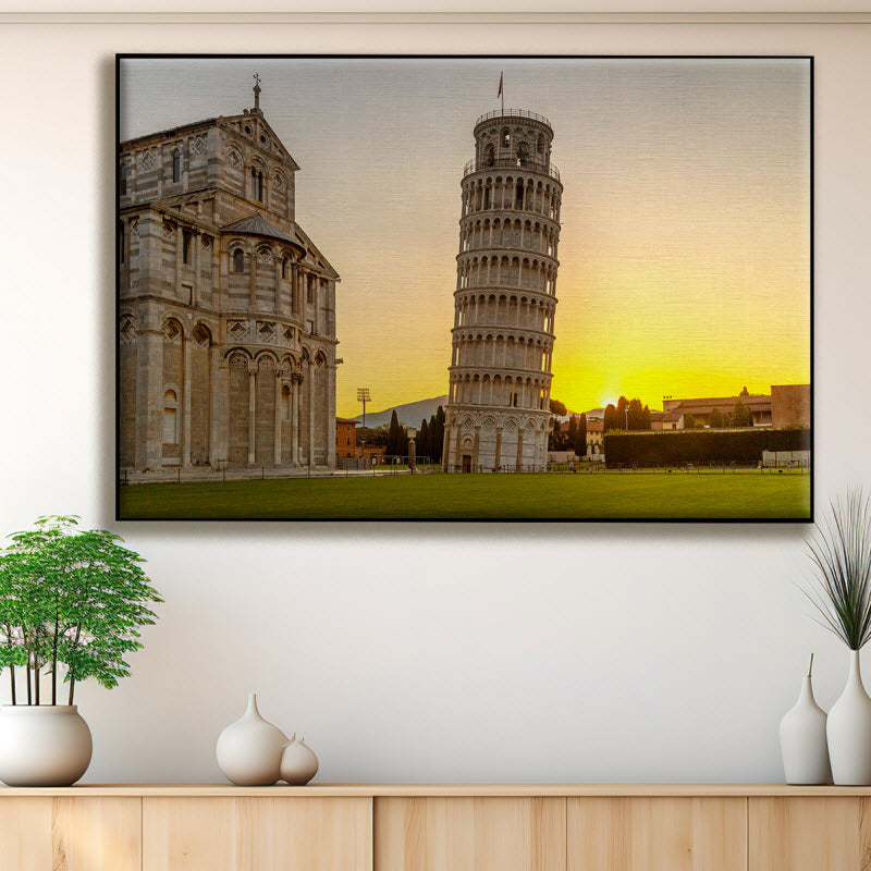 Textilspannrahmen mit Motiv: Pisa