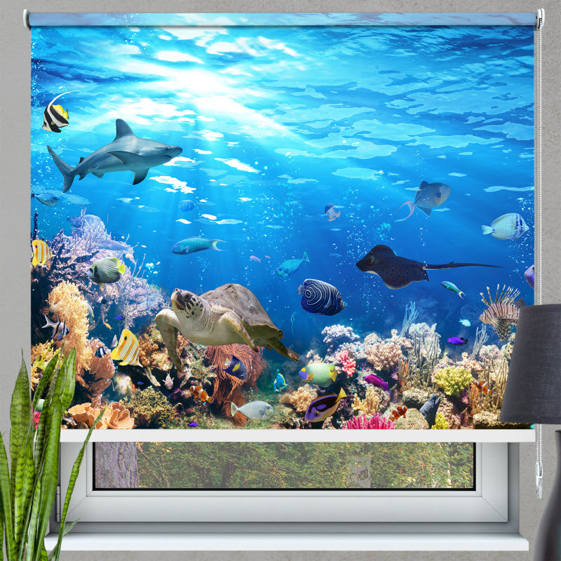 Rollo mit Motiv: Unterwassertiere