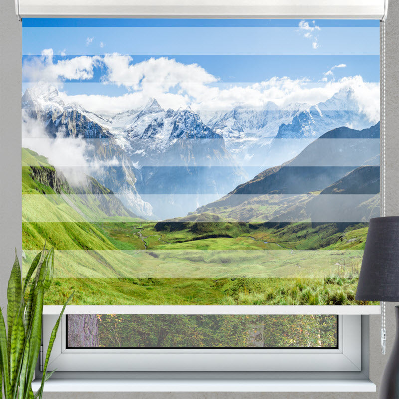 Doppelrollo mit Motiv: Grindelwald Schweiz