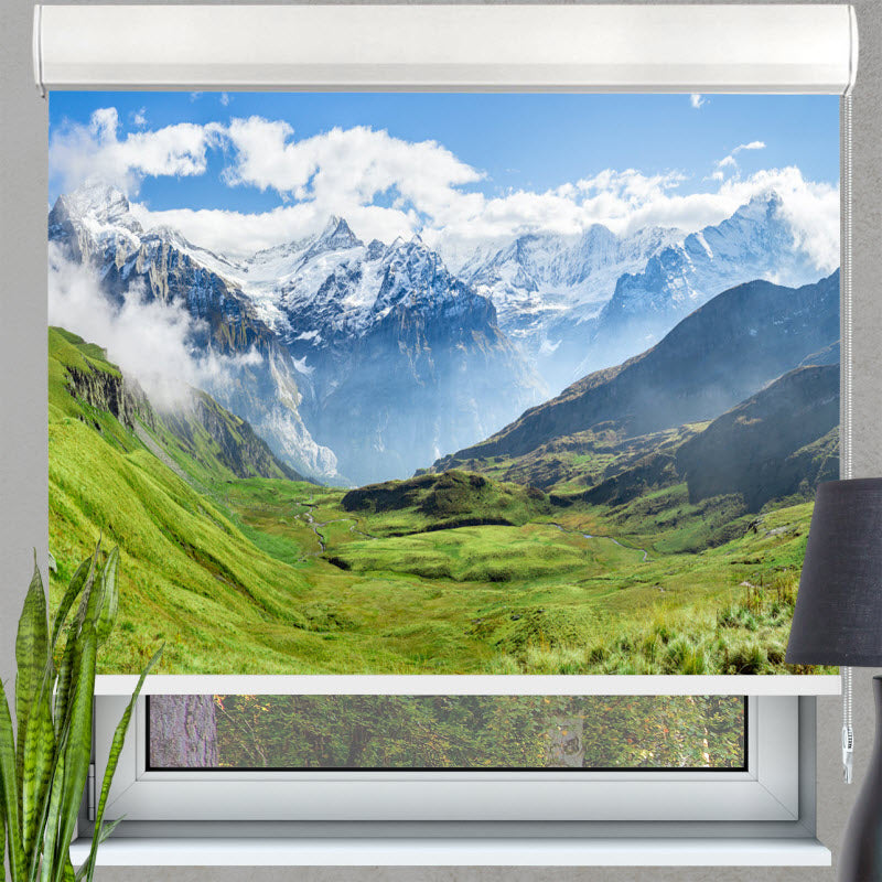 Kassettenrollo mit Motiv: Grindelwald Schweiz