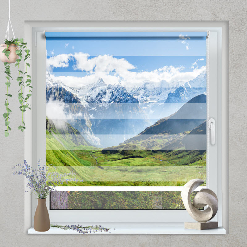 Klemmfix Doppelrollo mit Motiv: Grindelwald Schweiz