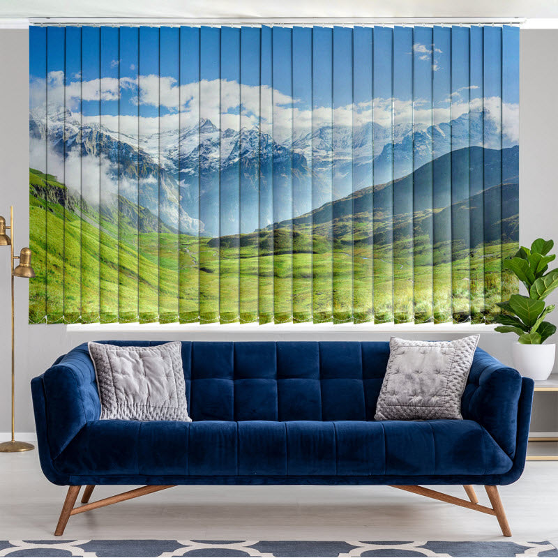 Lamellenvorhang mit Motiv: Grindelwald Schweiz