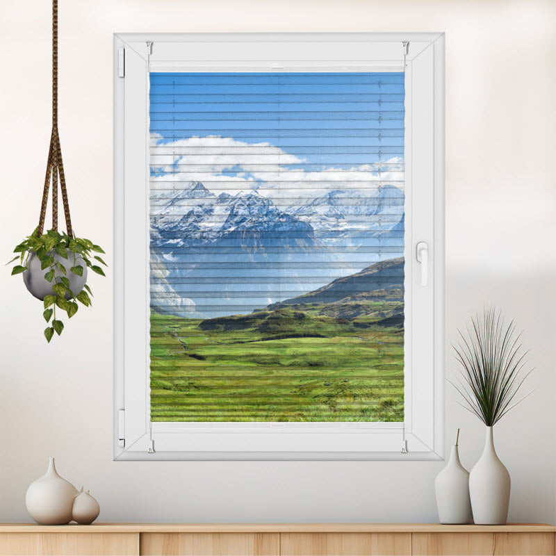 Wabenplissee mit Motiv: Grindelwald Schweiz