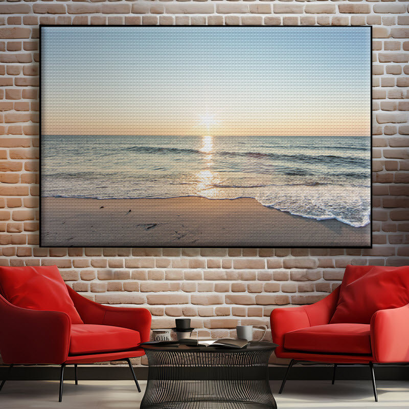 Akustikstoff mit Motiv: Das Meer