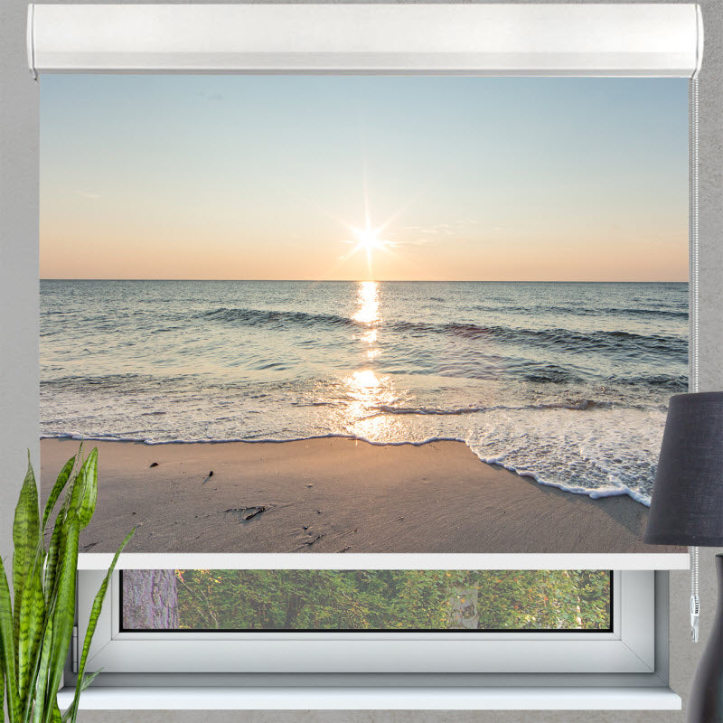 Kassettenrollo mit Motiv: Das Meer