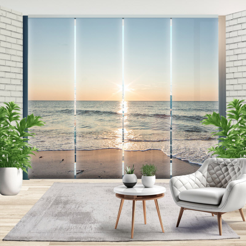 Schiebegardine mit Motiv: Das Meer