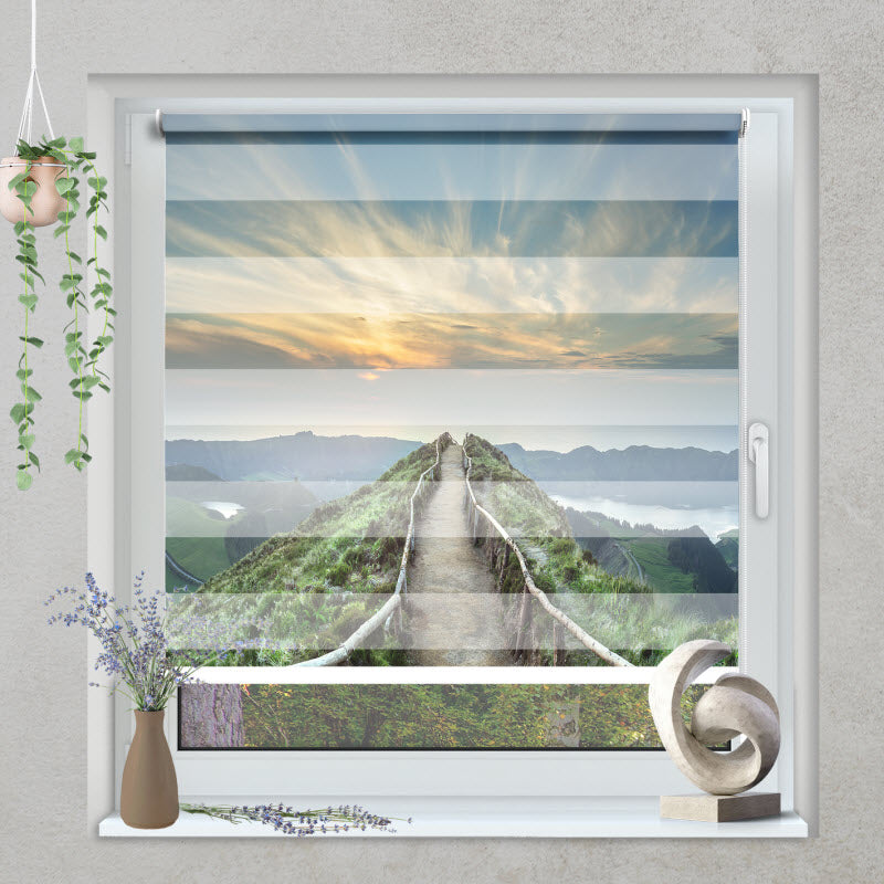 Klemmfix Doppelrollo mit Motiv: Landschaft in Portugal