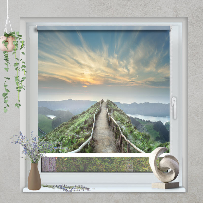 Klemmfix Rollo mit Motiv: Landschaft in Portugal
