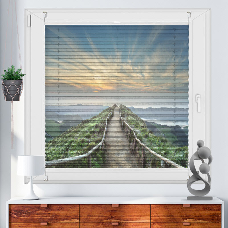 Plissee mit Motiv: Landschaft in Portugal