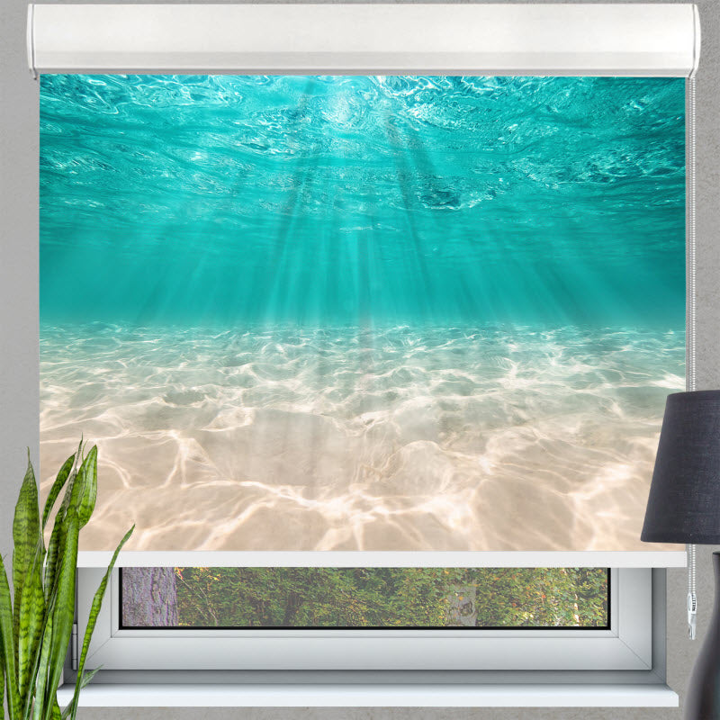 Kassettenrollo mit Motiv: Unterwasser