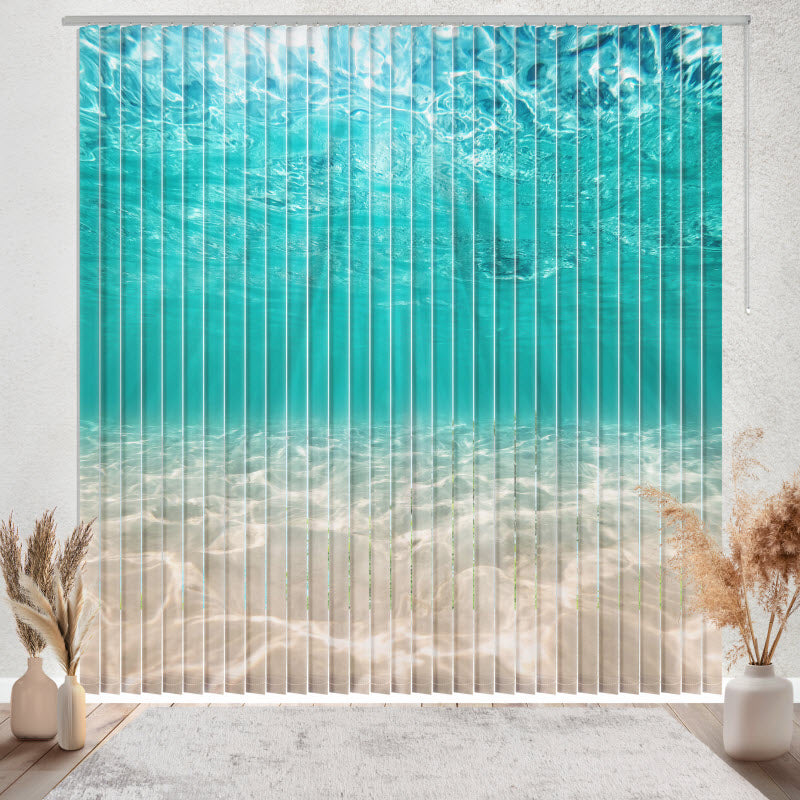 Lamellenvorhang mit Motiv: Unterwasser