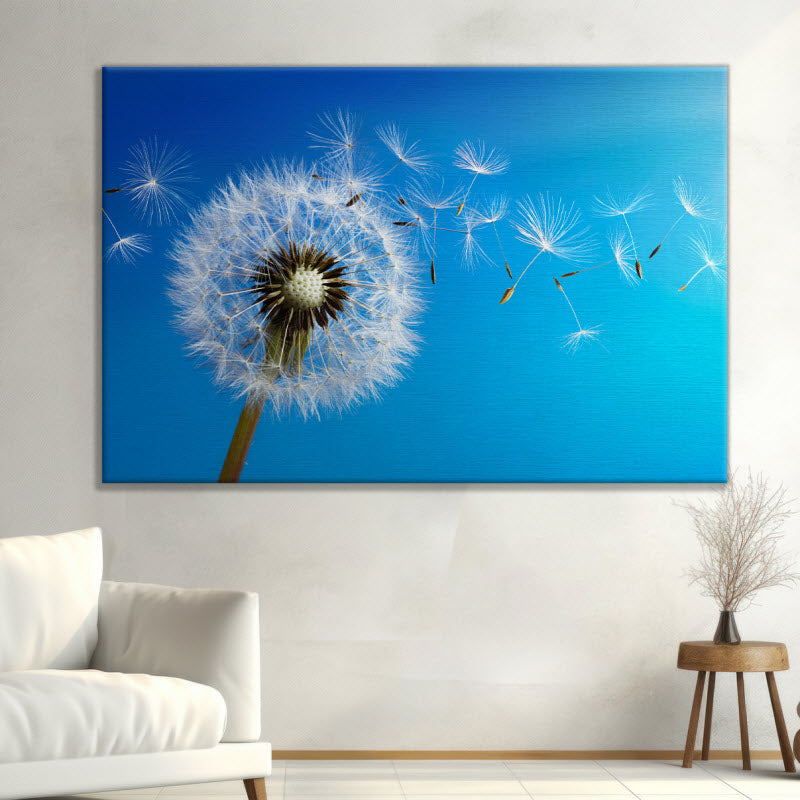 Leinwand mit Motiv: Pusteblume